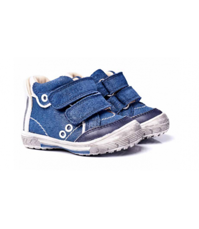 Botine Nodi albastre și maro MEMO